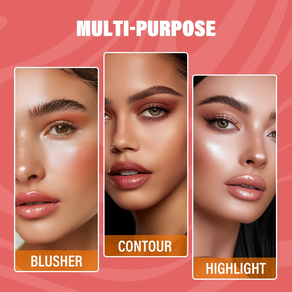 Butter Bronzer Dark Skin Bronzer Contour Palette Matte Brown Nose Shadow Cheek Profile Powder Natural Face Modify Nude Makeup 240710