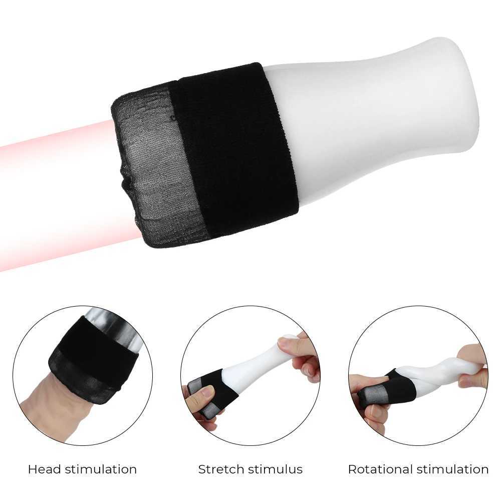 Glans suction penis sex massage with mesh TPE artificial vagina delayed Ejaculation male masturbation cup sex toyXJ250319