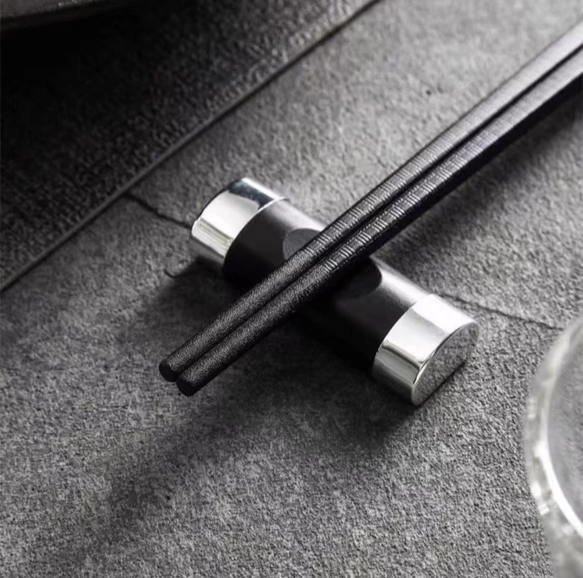 Ten pairs of high-end alloy chopsticks for household use, resistant to high temperature, anti slip, and non moldy Not easily moldy W004