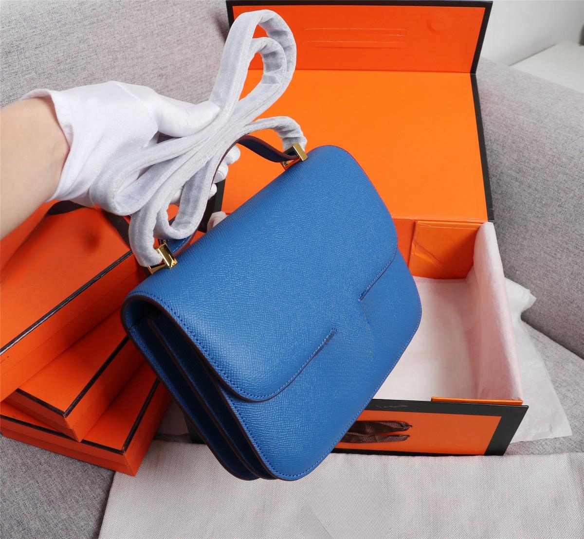 19cm 24cm Better Quality Women Designer Bags Crossbody Handbag Espom Genuine leather Gold Silver Hardware shoulder bag Fashion Lady totes