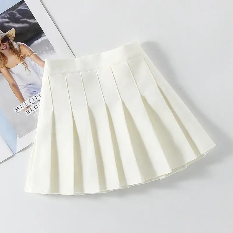 Spring Kids Causal Girls Pleat Skirt Harajuku Teenage Preppy Style Plaid Skirts Cute Japanese School Uniforms Kawaii Skirt 240703