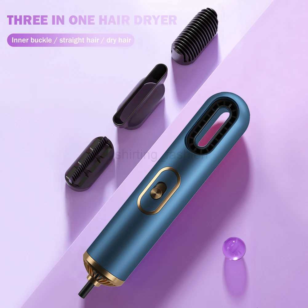 Mini Hair Dryer Anion Blow Dryer Multifunction Strong Wind Hair Blower 3 Gear Auto Off Hair Styling ToolCL240710