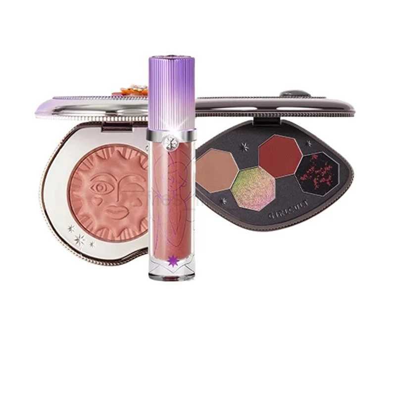 Girlcult Makeup Set Powder Blusher Lip Cream Matte Lipstick Glitter Eye Shadow Mystery Boxzxx240709
