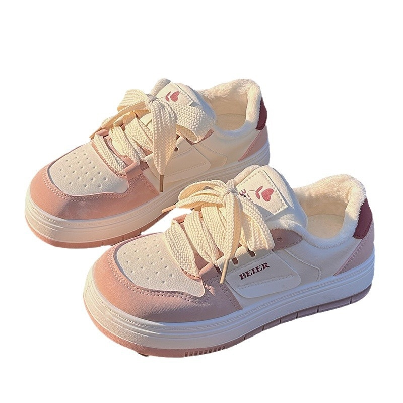 For Ddmysports Veet Womens Winter Thick Soles Thickened Warmth Versatile Casual Shoes Free Of Shipping Outdoor Shoes ened