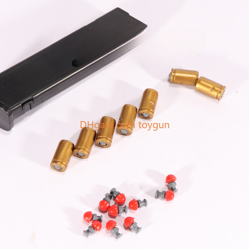 G21 Pistol Toy Guns Blaster Soft Bullet Pneumatic Blowback Toy Gun For Boys With Bullets Adults Outdoor CS Birthday Gifts