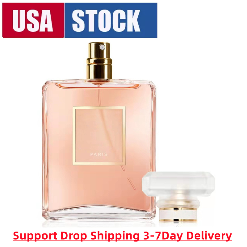Highest quality 100ml Man Women Perfume Floral Eau De Female Long Lasting Luxury Perfum Spray Fast Delivery 3-7 Business Days