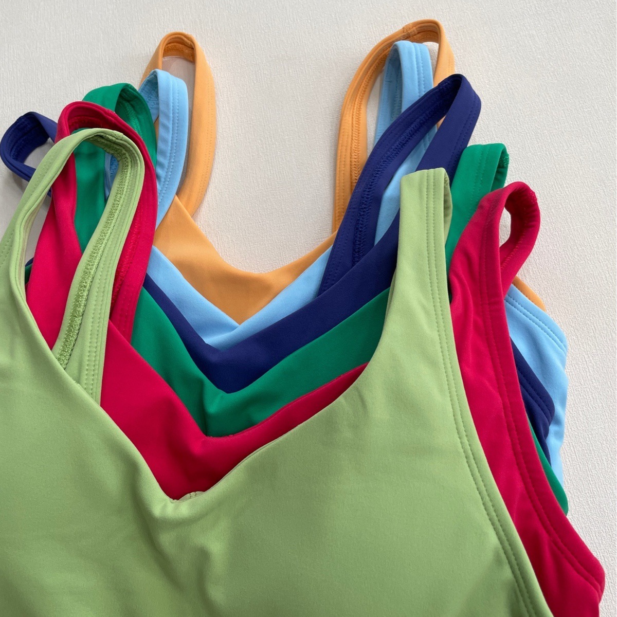 2024 Yoga suit women's sports bra beautiful back running top thin fitness bra fitness vest F7.9#40