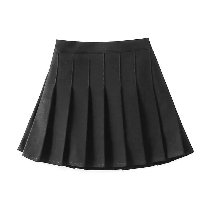 Spring Kids Causal Girls Pleat Skirt Harajuku Teenage Preppy Style Plaid Skirts Cute Japanese School Uniforms Kawaii Skirt 240703