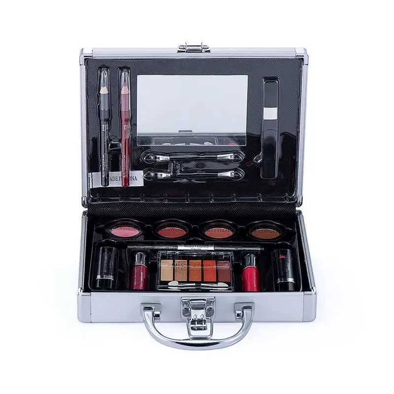 new Makeup Full Kit Female Make Up Set Eye Shadow Eyeshadow Palette Lip Gloss Mascara Eyeliner Brushes Bag Make-up for Womenzxx240709