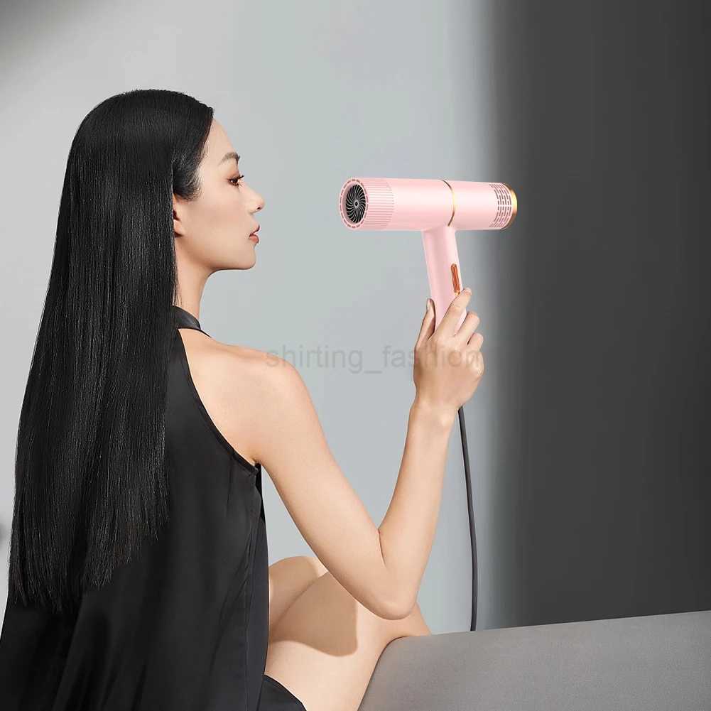 800 W Hair Dryer Hot Cold Wind Salon Hair Styler Tool Negative Ionic Blow Dryer Powerful Hot Cool Wind Blow Dryer for Hair CareCL240710