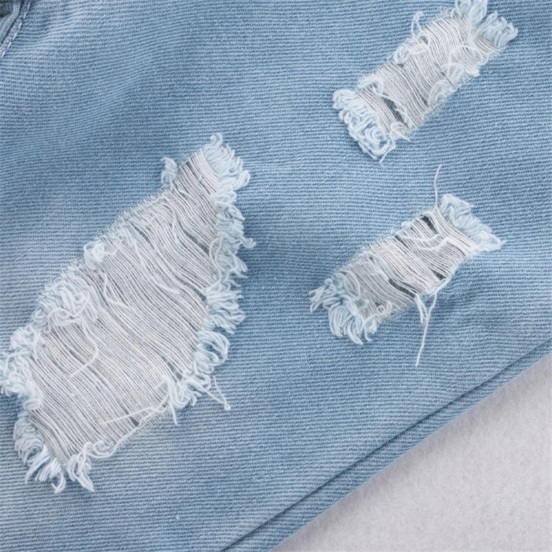 COOTELILI Kids Boys Jeans Children Boys Clothes Denim Toddler Jeans Distrressed Toddler Baby Girl Clothes Spring Clothing 240703