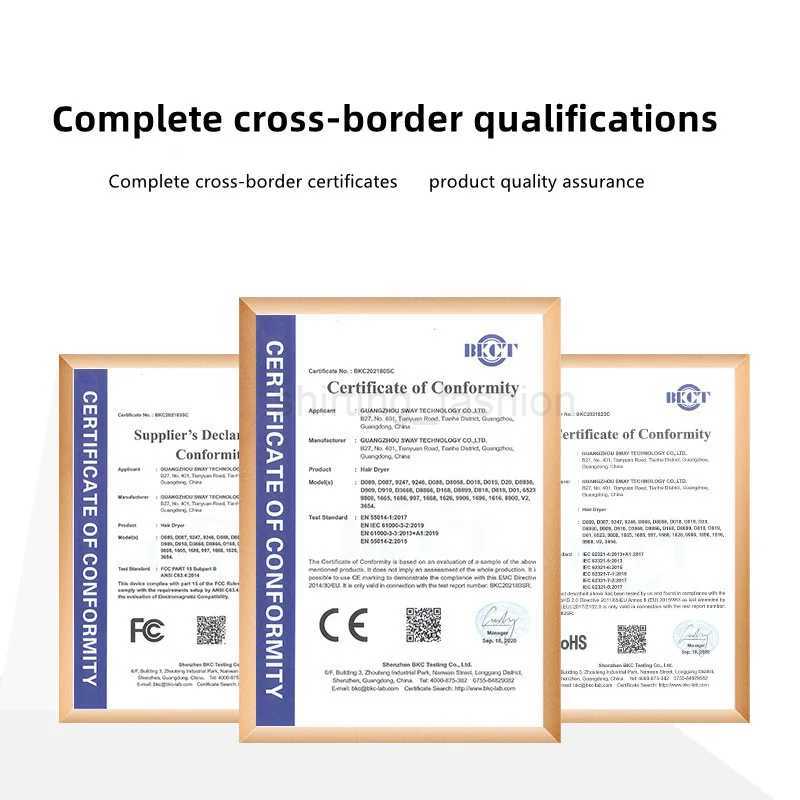 Professional Hair Dryer With High Air Volume And Quick Drying Negative Ion Hair Care EU/US/UK/AU Plug For Home Use Hair DryerCL240710