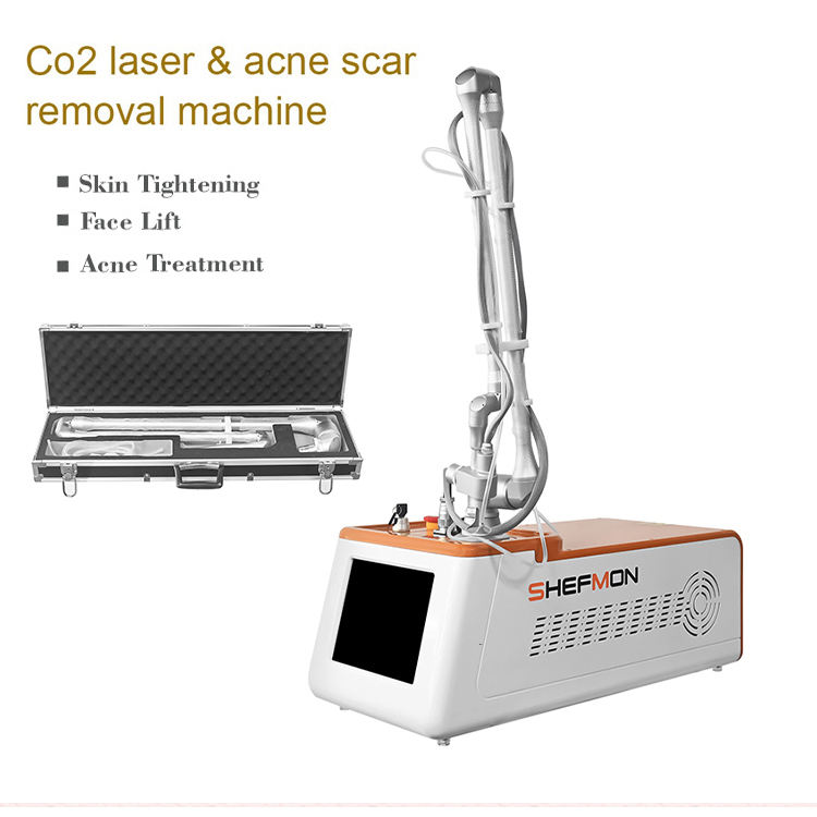 Most Advanced Fractional CO2 Laser 10600nm Skin Smoothing Epidermal Superficial Skin Peel Acne Treatment Dot Matrix Anti-aging Vaginal Care Portable M