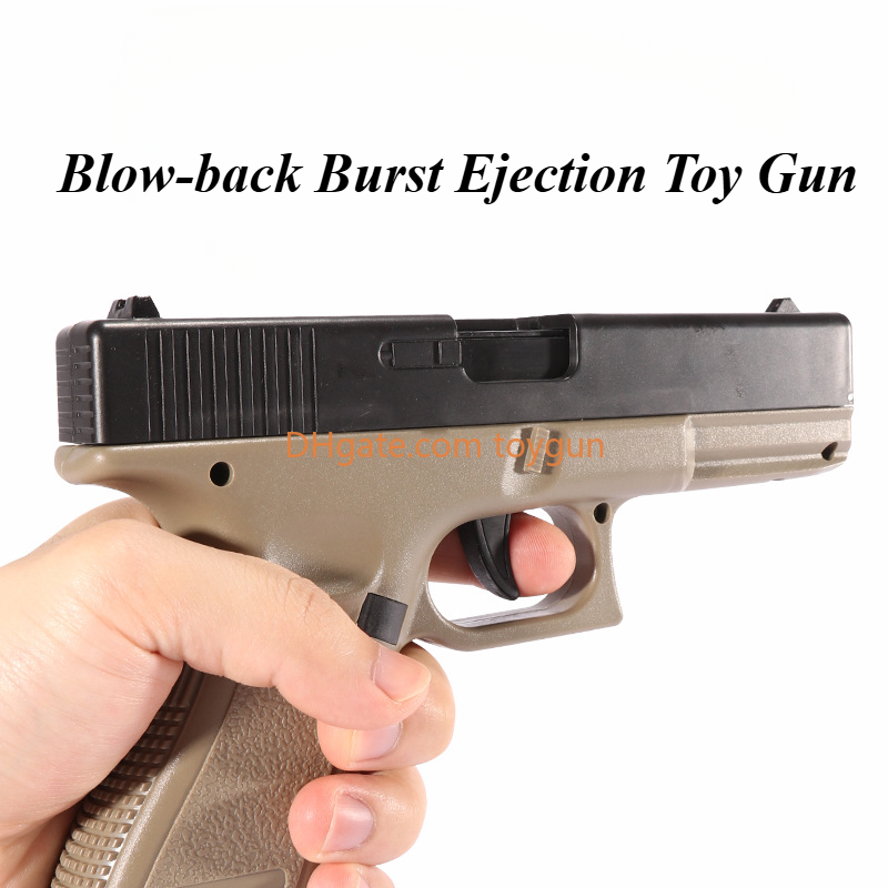G21 Pistol Toy Guns Blaster Soft Bullet Pneumatic Blowback Toy Gun For Boys With Bullets Adults Outdoor CS Birthday Gifts