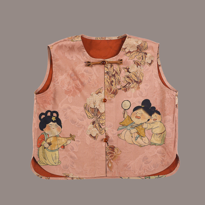 New Netflix customized new Chinese Tang suit Hanfu short-sleeved suit
