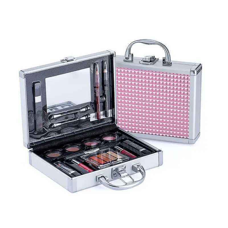 new Makeup Full Kit Female Make Up Set Eye Shadow Eyeshadow Palette Lip Gloss Mascara Eyeliner Brushes Bag Make-up for Womenzxx240709