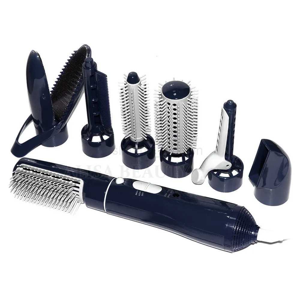 Professional 7 in 1 Styling Tool Hair Drye Multifunction Hair Styling Tools Hairdryer Hair Curler Straightener Dryer Comb BrushCL240710