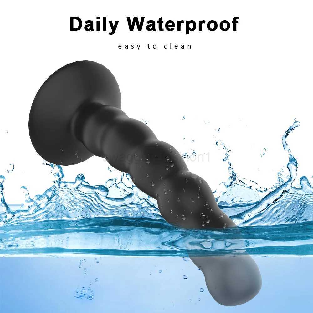 10 Modes Vibrator Wireless Remote Control Sexe Toys for Women Men Vagina Prostate Massage Strong Suction Cup Anal Beads Butt PlugB240708