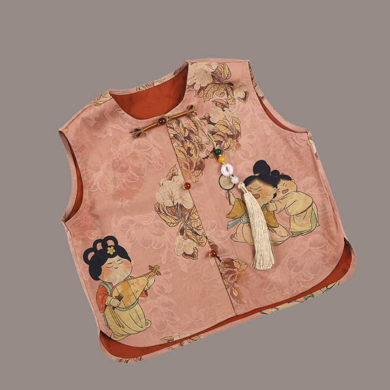 New Netflix customized new Chinese Tang suit Hanfu short-sleeved suit