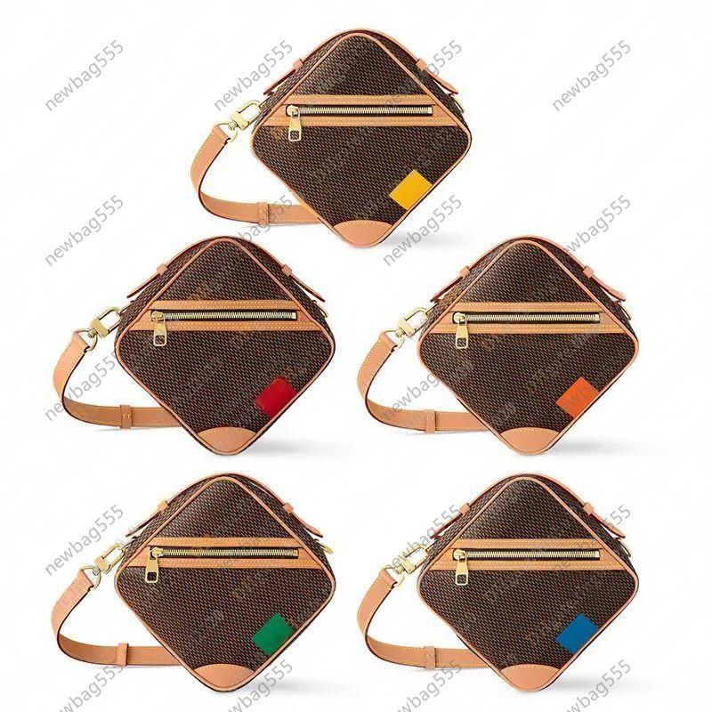 2024 messenger bag chess oxidizing leather flap cowhide handle strap crossbody bags shoulder bag handbag men purse denim 3D print 40706 damierr zipper wallet