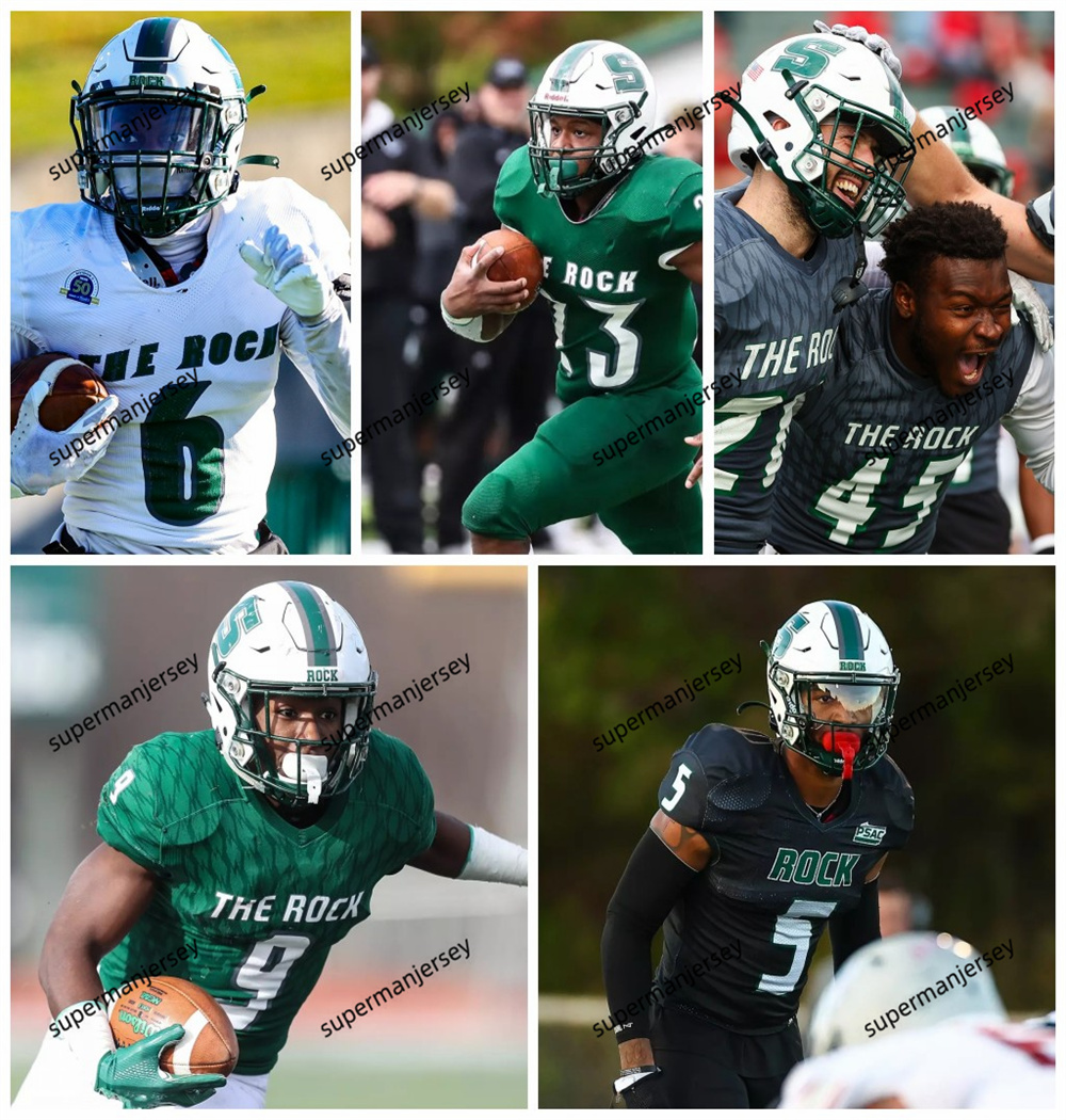 NCAA 2024 custom Slippery Rock The Rock football jersey
