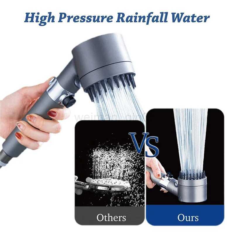 Multi-Functional Water Purifier Shower Filter High Pressure Shower Head 3 Modes Adjustable Water Output Massaging Head BodyCL240710