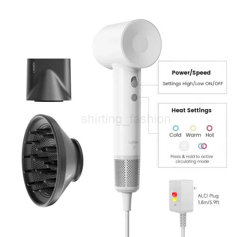 Laifen Hair Dryer Swift SE 200 Million Negative Ionic Blow Dryer with 105000 RPM Brushless Motor 1400W Powerful Fast Drying HiCL240710