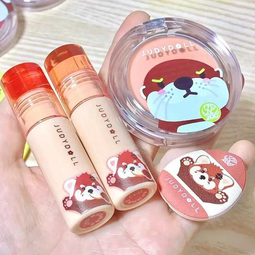Judydoll Gift Box Full Makeup Set Long Lasting Eye Shadow Palette Lip Mud Powder Blusher Makeup Kit Full Professionalzxx240709