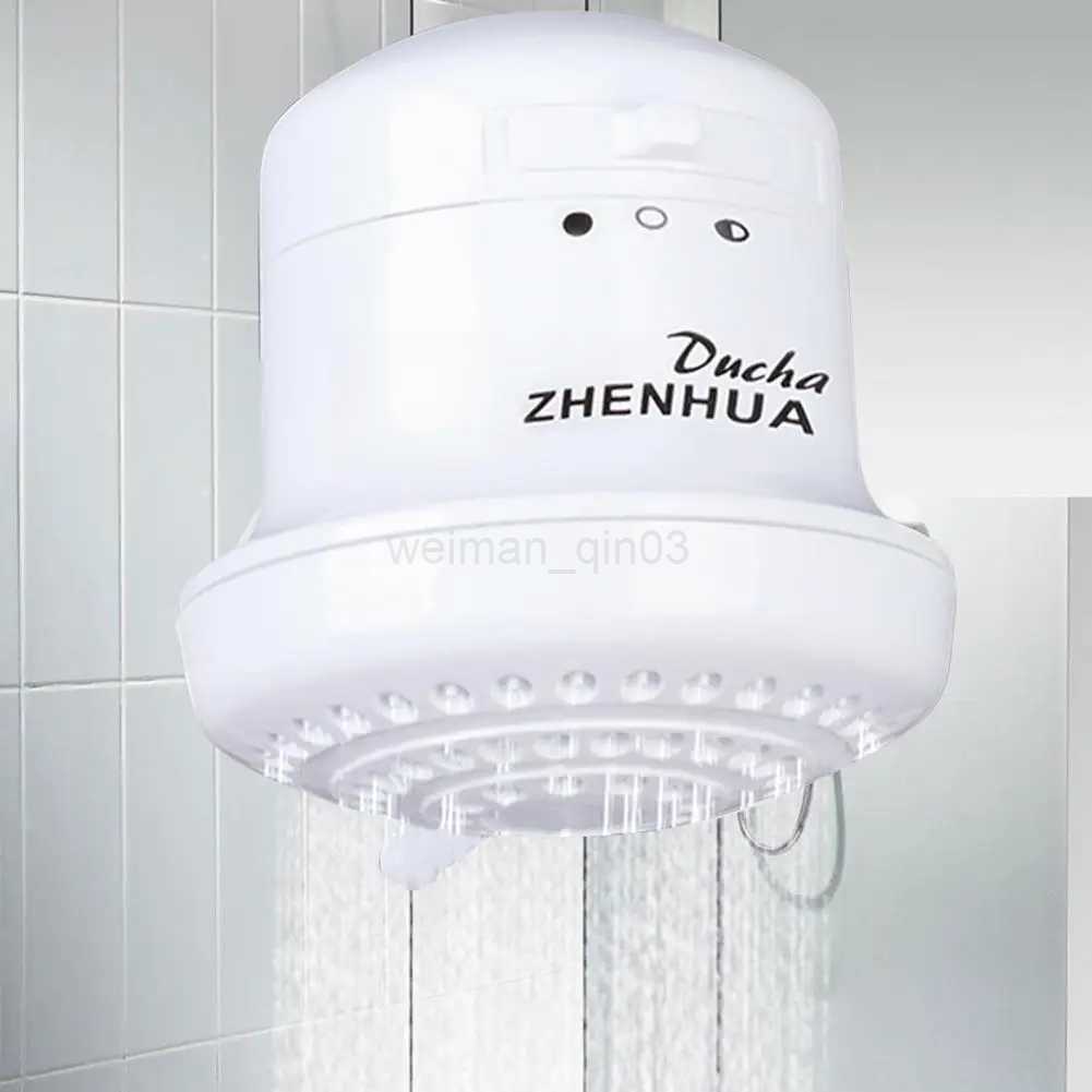 Instant Electric Head, 110V 5400W Tankless Hot Water Heater, Adjustable Temperature Bathroom Shower Heater with 2m Hose