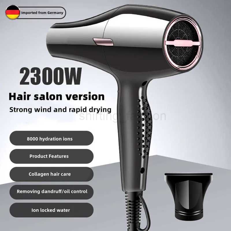 3000W Hair Salon Hair Dryer High Power Strong Wind Speed Dry Blue Light Ion Silent Home Hairdresser Special New ProductCL240710