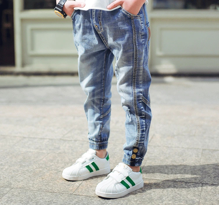 Kids Jeans Fashion Spring Autumn Boys Denim Pants Children Clothing 4 6 7 8 9 10 11 12 13 Years Baby Boy Casual Cowboy Trousers 240705