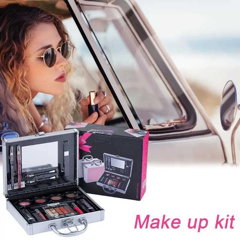new Makeup Full Kit Female Make Up Set Eye Shadow Eyeshadow Palette Lip Gloss Mascara Eyeliner Brushes Bag Make-up for Womenzxx240709