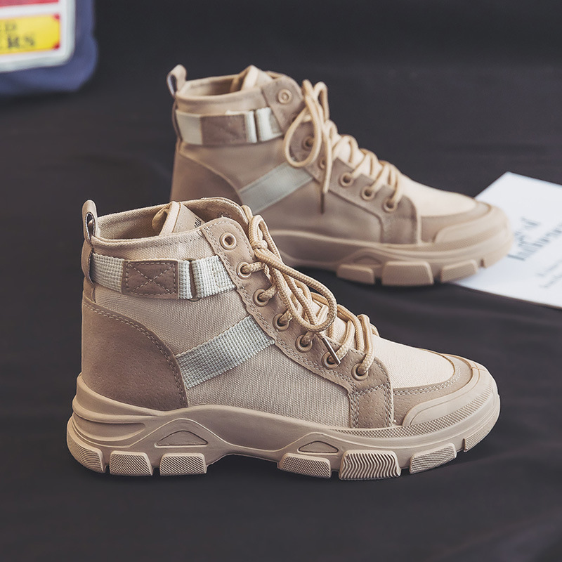 New Durable Ddmysports Thick Sole Eightened British Style Outdoor Leisure Motorcycle Blast Street Short Martin Boots For Women Free Shipping Shoes