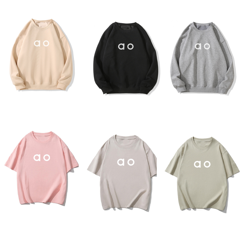 Designer Hoodies Women Outfit shirt Perfectly Oversized Sweatshirts logo Sweater Loose Long Sleeve short sleeves Fitness Crew Neck Blouse Womens
