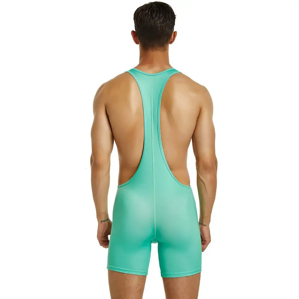 TAUWELL Men Bodysuit Shorts Wrestling Singlet Bodybuilding Fitness Jumpsuit Vest Leotard Sports Workout Undershirts 240627