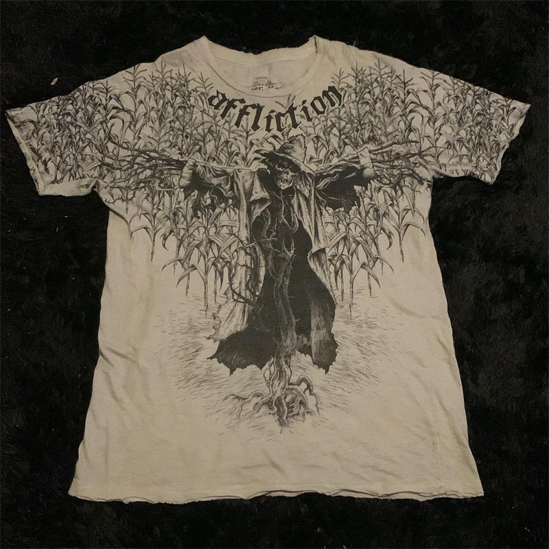 Woman T Shirt Aesthetic Clothes Gothic Y2k Korean Goth Grunge Letter Graphic Printed Summer Female O Neck Cotton Lady Tops 240626