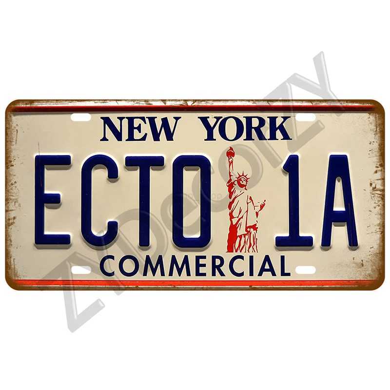 Number Poster Florida USA Art American Car Tinplate Plate Metal Sign Vintage Plaque Tin Sign Wall Decor For Bar Pub Plate CraftB240710