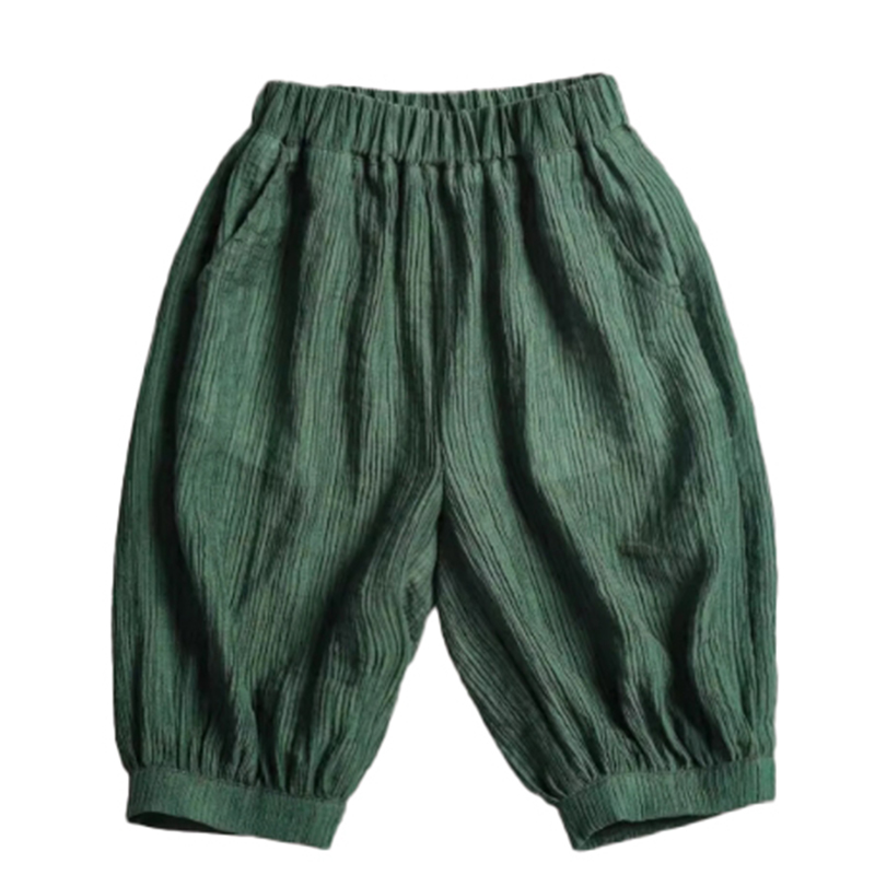 Customized children's summer new product, boys' new Chinese Hanfu, Tang suit, short sleeved two-piece set for siblings, children's perf