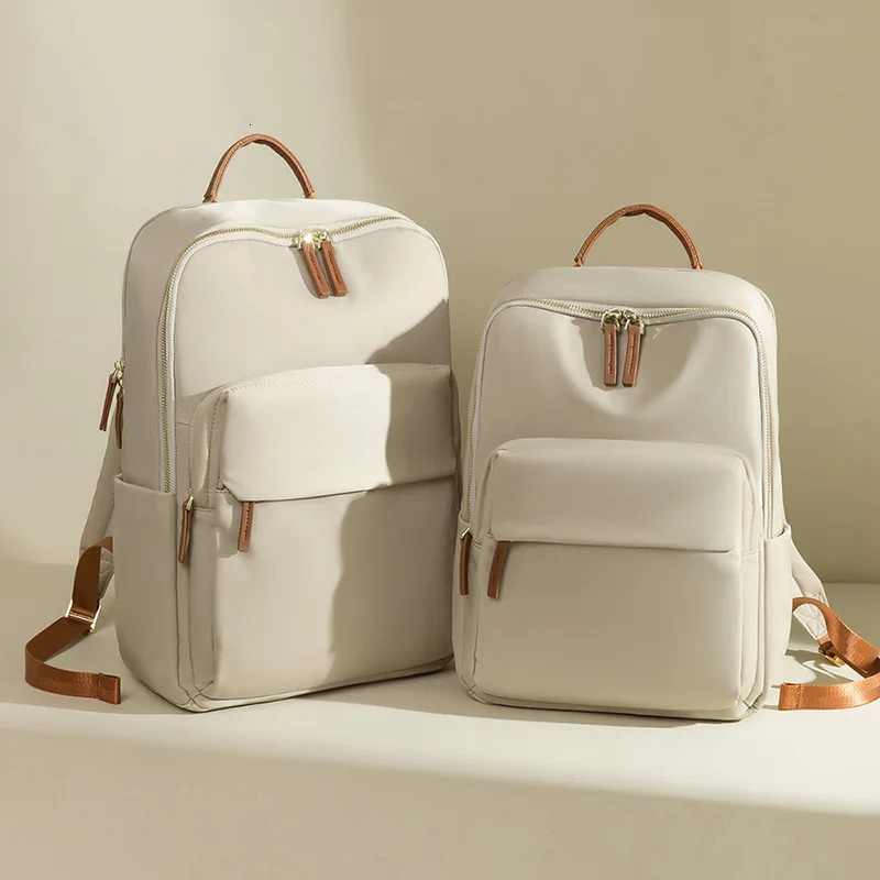 Womens travel backpack laptop bag suitable for 14/16 inch Oxford cloth large capacity waterproof and fashionable 240704