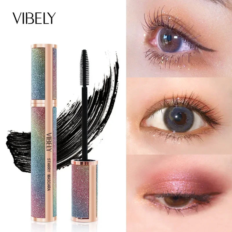 3D Mascara Makeup Lengthening Eyelash Extension Women Waterproof Fast Dry Long-wearing Lasting Mascara Big Eye Cosmetic 240709