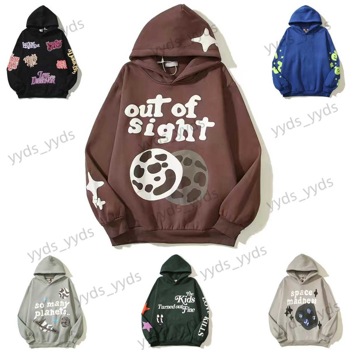 oodies Sweatshirts Designer Hoodie Mens Womens Luxury Y2K high street Sweater Cotton planet print Pullover Sweatshirt Long Sleeve Loose Letter comfortable 3