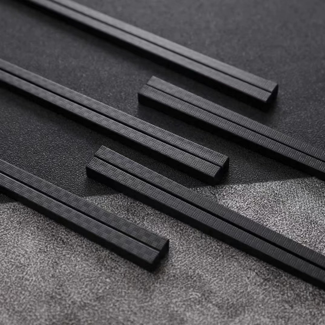 Ten pairs of high-end alloy chopsticks for household use, resistant to high temperature, anti slip, and non moldy Not easily moldy W004
