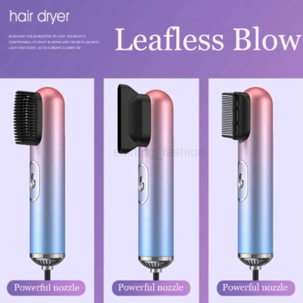 3 in 1 Hair Dryer Overheating Auto Power Off Mini Portable Travel Hair Dryer with Straightening Comb for Travel Home DormitoryCL240710