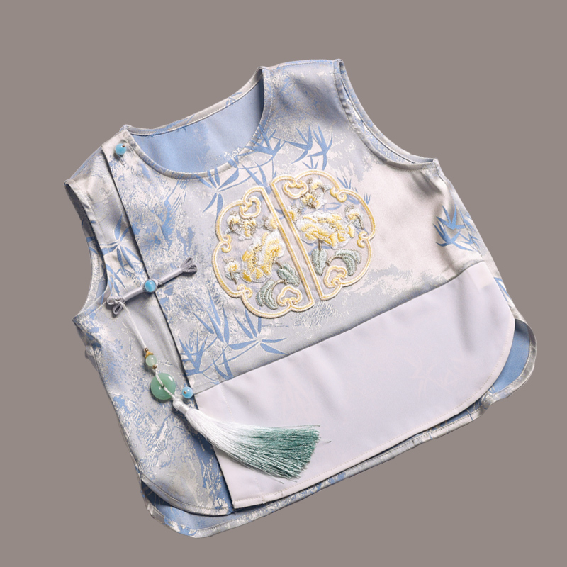 Children's new product, new Chinese style short sleeved two-piece set, children's clothing
