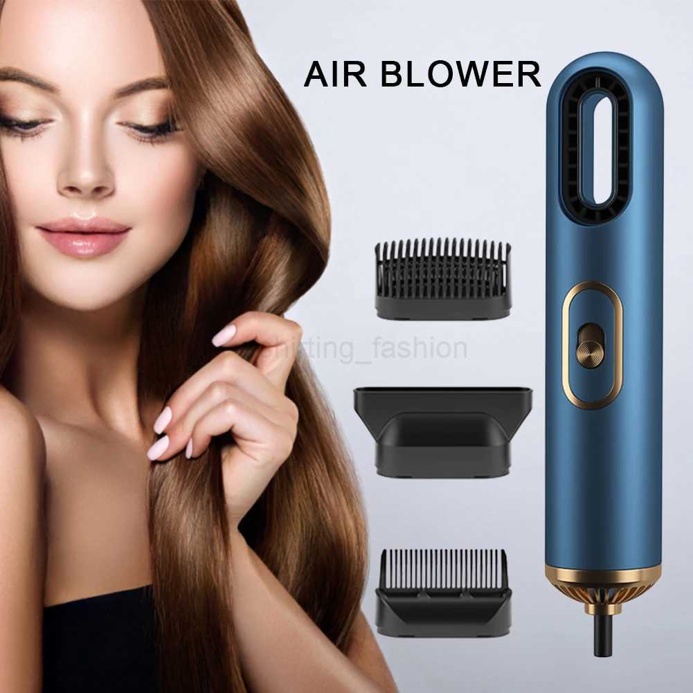 Mini Hair Dryer Anion Blow Dryer Multifunction Strong Wind Hair Blower 3 Gear Auto Off Hair Styling ToolCL240710