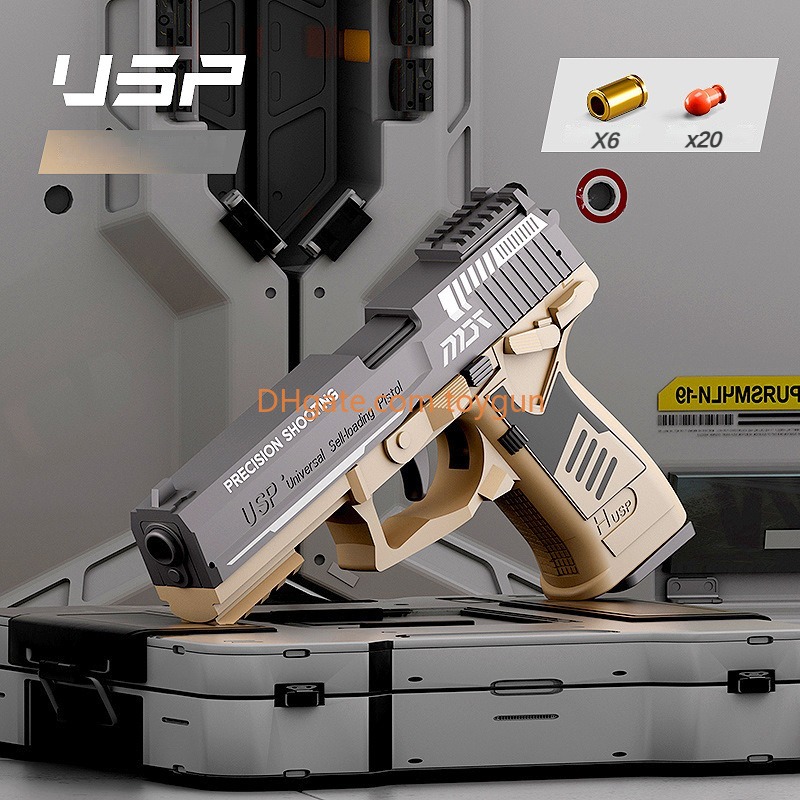G21 Pistol Toy Guns Blaster Soft Bullet Pneumatic Blowback Toy Gun For Boys With Bullets Adults Outdoor CS Birthday Gifts