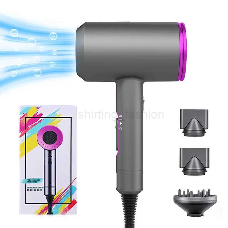 Professional Hair Dryer With High Air Volume And Quick Drying Negative Ion Hair Care EU/US/UK/AU Plug For Home Use Hair DryerCL240710