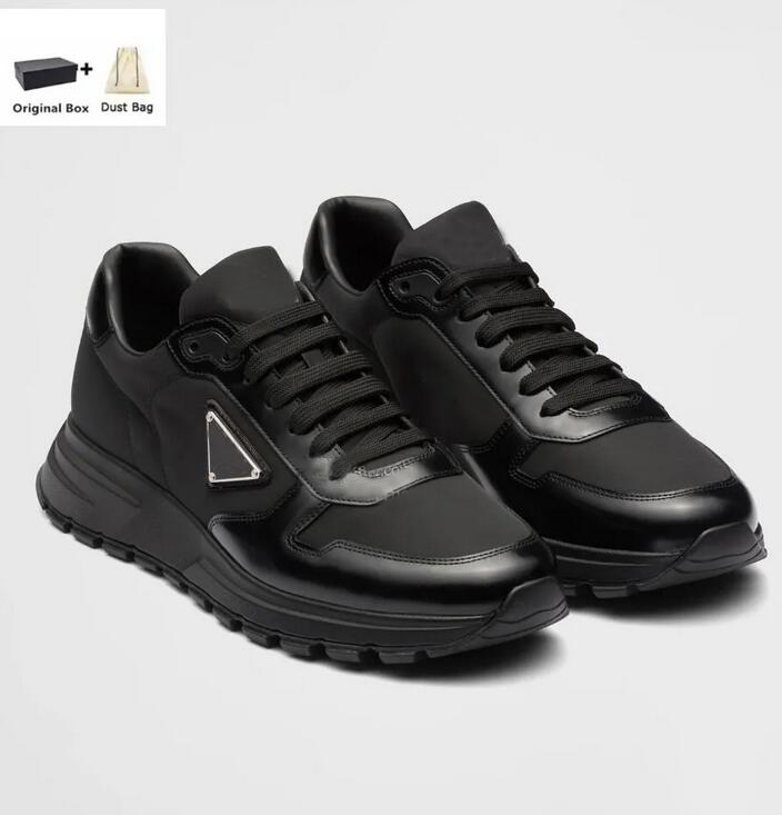 2026 New Luxury Prax 01 Sneakers Shoes Men's Re-Nylon Technical Fabric Casual Walking Famous Rubber Lug Sole Party Wedding Runner Tr 26M0204