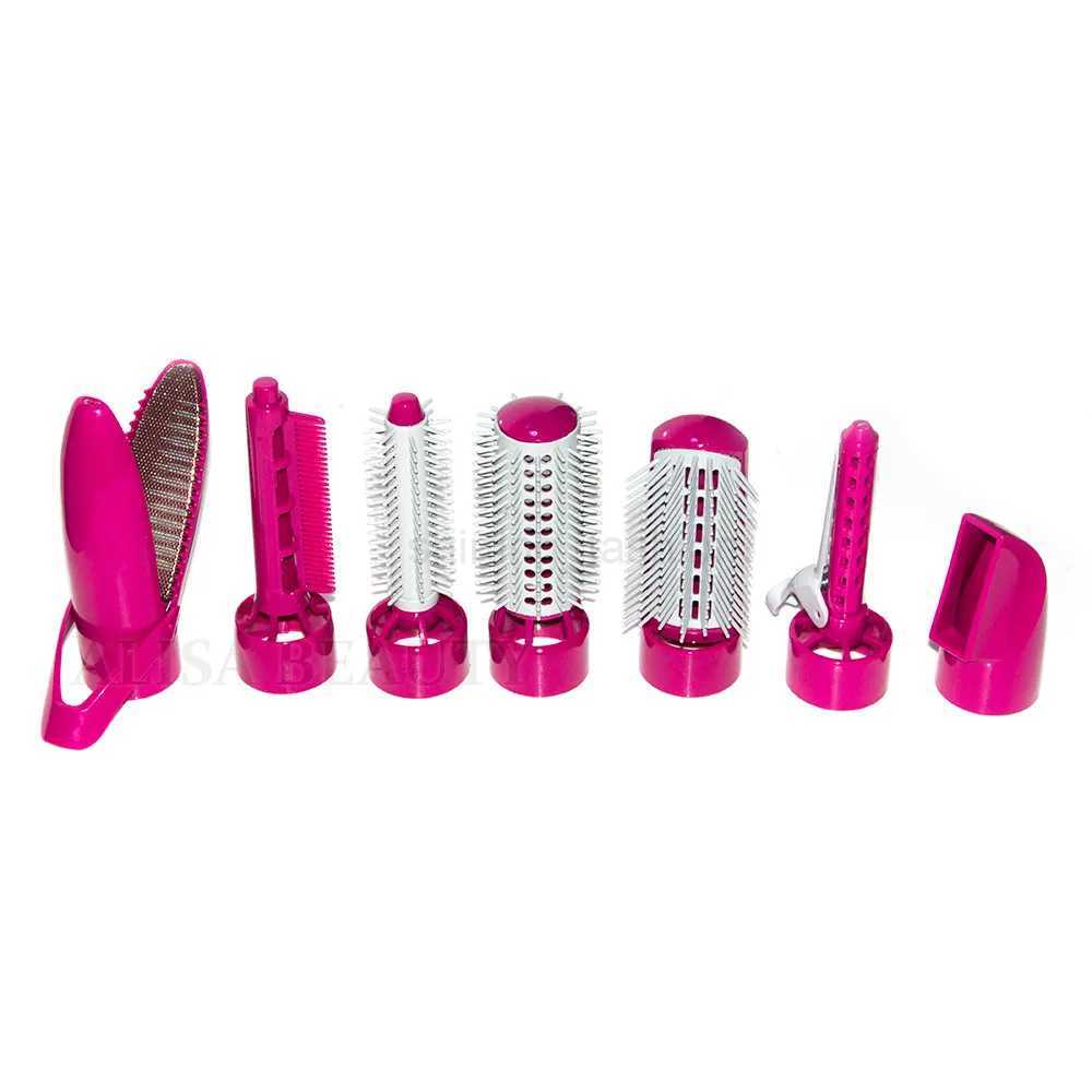 Professional 7 in 1 Styling Tool Hair Drye Multifunction Hair Styling Tools Hairdryer Hair Curler Straightener Dryer Comb BrushCL240710