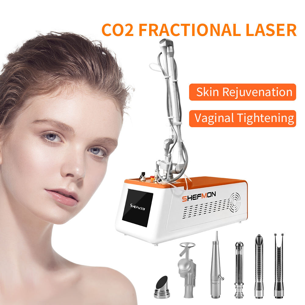 Most Advanced Fractional CO2 Laser 10600nm Skin Smoothing Epidermal Superficial Skin Peel Acne Treatment Dot Matrix Anti-aging Vaginal Care Portable M
